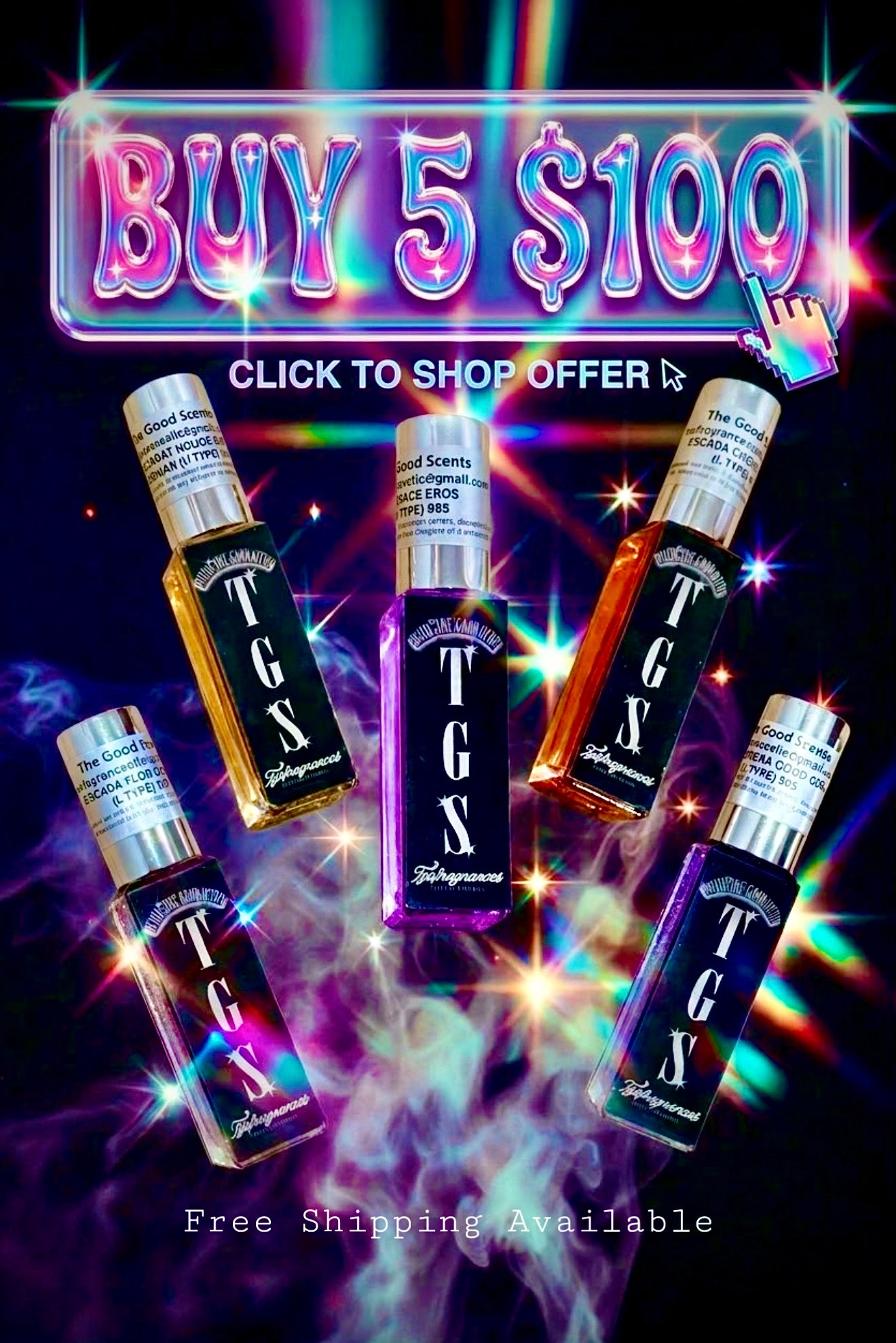 Buy 5 For $100